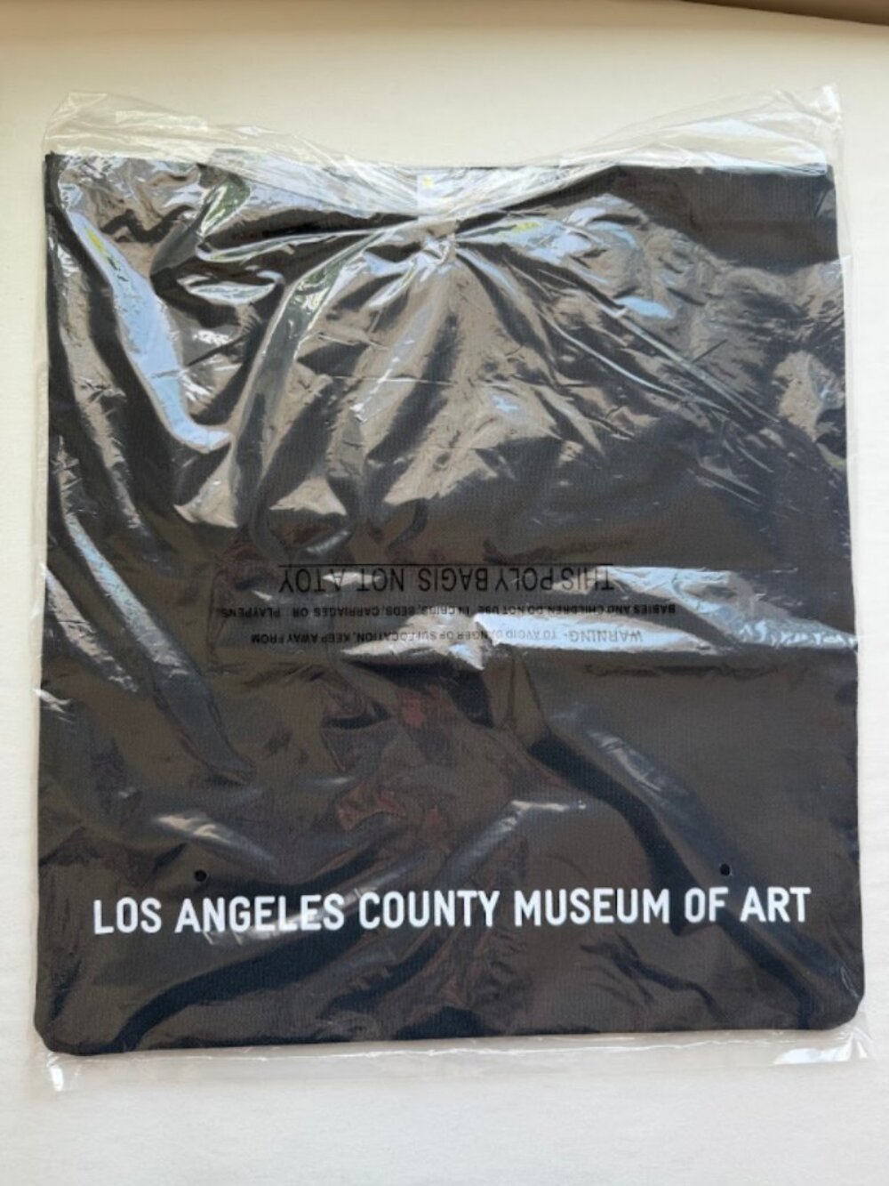 NEW Los Angeles County Museum of Art LACMA Graphic Tote Bag Black